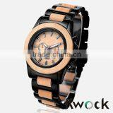 Bewell Wood Stainless Steel Timepieces,Metal Wooden Wristwatches Quality Choice thumbnail-3