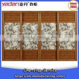Customized Gross Decorated Sliding Door Wardrobe Closet Bedroom Furniture Set thumbnail-5