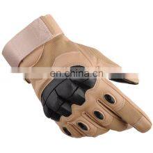 High Quality PU Coated Protective Full Finger Sport Outdoor Touch Screen Motorcycle Tactical Gloves thumbnail-3