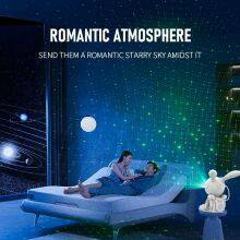 Cute Rabbit Astronaut Starry Sky Projector Galaxy Star Projector With BT Speaker Remote Control Night Lamp Unique Gift For Kids thumbnail-5