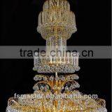 Hotel Villa Lobby Big Crystal Chandelier thumbnail-1