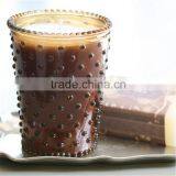 Online /Colored Hobnail Shaped Glass Candle Burns/Glass Votive Holder/Glass Candle Jars For Wedding thumbnail-4