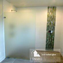 Clear and Extra Clear Acid Etched Frosted Glass for Window Door and Office Partitions With China Factory Lowest Price thumbnail-2