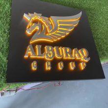 Acrylic Luminous Words Mini Words Resin Outdoor Advertising Back Luminous Stainless Steel Advertising thumbnail-5