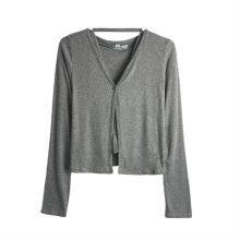 Spring New Style Knitted Sweater in European Style With Round Neckline, Pure Color, Loose Fit, Long-sleeved, Suitable for Women, Stylish Design. thumbnail-2