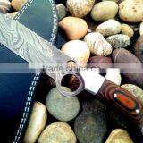 Udk H44" Custom Handmade Damascus Hunting Knife With Beautiful Sheet Handle thumbnail-1