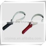 stainless steel shedding blade with plastic handle/horse grooming