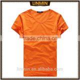 Good Quality Colorful Plain v Neck Wholesale Short Sleeve Men t Shirt
