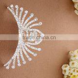 Korean Style High Quality Crystal Double Peacock Crown Tiaras Wedding Hair Accessories thumbnail-4