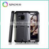 Dual Layer Hybird Armor Case Advanced Shock Absorption With Kick-Stand Feature for HTC M9 thumbnail-5