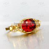 China Factory Wholesale Directly Low Price 2015 New Design Indian Emerald Stone Ring thumbnail-6