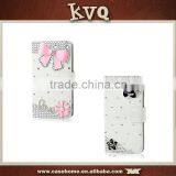 New Fashion Leather Flip Cover Case Stick Bling Crystal Diamonds for ZTE Blade A711 4G LTE thumbnail-4