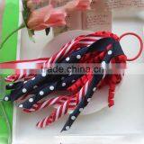 Factory OEM ODM July 4th Festival Children Girls UVOGUE Ribbon Curly Hair Bands Accessories thumbnail-6