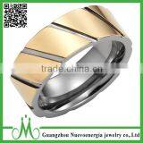 High Quality Tungsten Carbide Wedding Ring Wholesale Fashion Jewelry Tungsten Black Ring for Men thumbnail-3