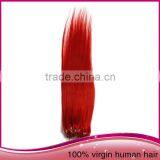 Wholesale Colorful Micro Ring Loop Hair Extension Bead India Virgin Human Hair Weave Extension thumbnail-6