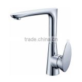 Deck mounted solid brass kitchen sink mixer tap from Heshan city