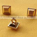 14L Square Shape Metal Shank Button For Sweater Wear -- M1601 thumbnail-3