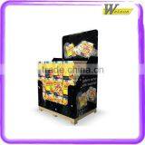 2015 New Design Corrugated Paper Fruit Candy Floor Display Stand With Tiers thumbnail-6