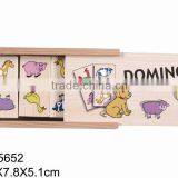 China Online Shopping 28 Pcs Hot-sale Sea Animal Baby's Safety Gift Small Size Puzzle Wooden Boxkids Domino Game Set thumbnail-6