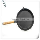 Cast Iron Cookware Fry Pan Skillet Set 3 Skillet With Long Handle thumbnail-6