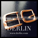 Shiny Polished Luxury Quality Rose Gold Polished Belt Metal Pin Buckle