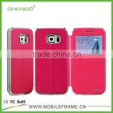 Shengo Leather Phone Case for Samsung Galaxy S6