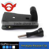 Go Pro Accessories 360-degree Rotation Clip & Screw for GoPro Hero 3+/3/2/1, Black. thumbnail-5