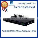 2014 Ejointech 16 Ports 64 Sim Cards VOIP Gsm Gateway With Best Quality