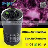 beautiful portable USB car ionizer air purifier,car fresh air purifier,PM2.5 Air Purifier