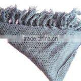 fashion lady acrylic knitted triangle shawl