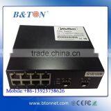 1000M Fiber Optical Ethernet Switch 2ports SFP+ 8ports RJ45 Ethernet Switch