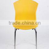 Wholesale STACKABLE Plastic Armless Restaurant Dining Chairs for Small Cafe 1054b thumbnail-2