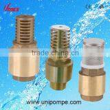 Stainles steel Mesh Brass check valve with strainer