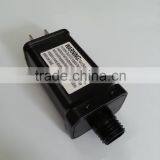 US Plug Outdoor UL Adapter AC120V DC12v for Decorative String Lights IP44 thumbnail-2