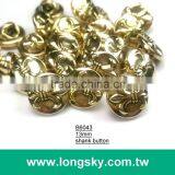 (#B6043/13mm) Taiwan Made Lance Pattern Small Shank Buttons for Youngs Shirt thumbnail-1
