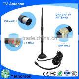 Yetnorson High Quality 20dbi Active Dvb-t Car Digital tv Antenna IEC /F/SMA