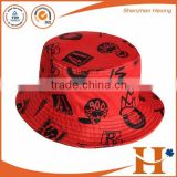 factory popular hot sale custom printed bucket hat