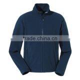 Warmth Navy Blue Plain Wholesale Fleece Jackets