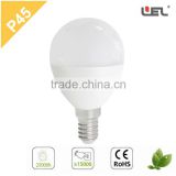 LED lamp decorative bulb wholsale cheap price Glbal LED P45 bulb led motion light 3W E14 LED bulb housing the led lights