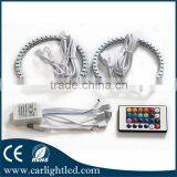 Hot Sale Led Car Rgb Color Change Led Angel Eye Control Rgb Angel Eye Led Color Changing Angel Eyes Headlightsfor BMW E46 thumbnail-1