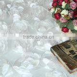 IVORY ROSETTLE TABLE CLOTH /IVORY ROSE EMBROIDERY TABLE CLOTH FOR WEDDING thumbnail-3