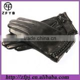 2013 ladies leather gloves sewing machine