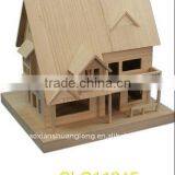 Solid Wooden House Model