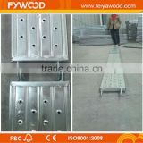 Steel planks for construction, pre-galvanized steel material planks used in scaffolding