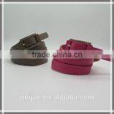 Stylish Simple Skinny Belt With Diamonds for Women thumbnail-1