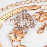 Diamond Flower Mild Steel Ornament Chain Brass Link Chains Brightness F1-80027 thumbnail-2