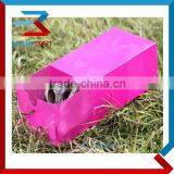 Stackable Plastic Foldable Shoe Box With Dividers With Slide Drawer