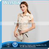 Hot Sale Modal Fabric Colorful Plaid Shirt Womens Chiffon Suit thumbnail-2