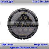 OVOVS Hot Sales Round Car Led Driving Work Light 7inch 75w Led Headlight for Cars thumbnail-3