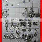 Rhinestone Alloy Heart Pendants Alloy Ball Pendant thumbnail-1